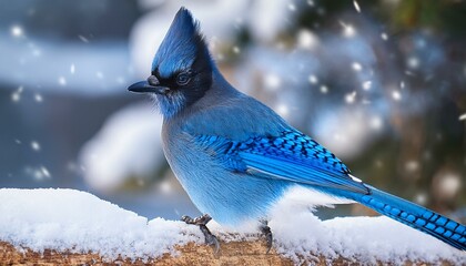 Proud Stellar Jay faces winter.