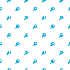Wrench and gear icon isolated seamless pattern on white background