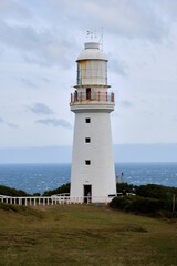 Cape Otway Lighthouse, the oldest and most significant surviving lighthouse on mainland Australia, was built in 1848 - Cape Otway, Victoria, Australia