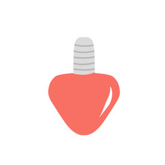 christmas light bulb vector icon