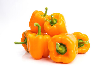 맛있는 주황색 파프리카