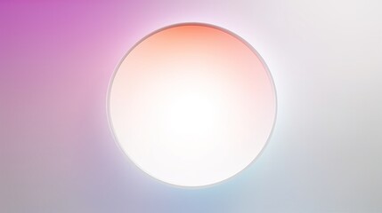 Soft Gradient Circle on Simple Background