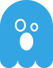 Nervous Ghost Emoticon

