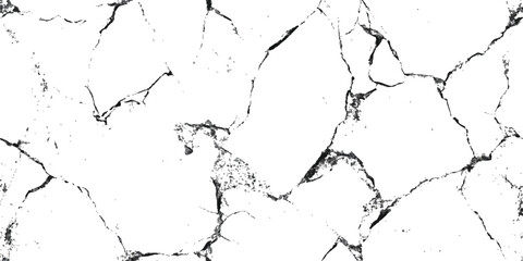 Vector cracks, breaks on land surface from earthquake. Crack and fissure in ground, concrete, crevices from disaster top view.