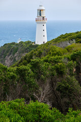 Cape Otway Lighthouse, the oldest and most significant surviving lighthouse on mainland Australia, was built in 1848 - Cape Otway, Victoria, Australia