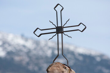 metal holy cross