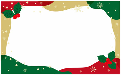 クリスマスのかわいい背景素材