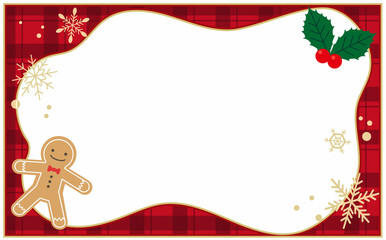 クリスマスのかわいい背景素材