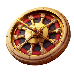 3D Fortune Spin Wheel Icon - Luck and Marketing Promotio