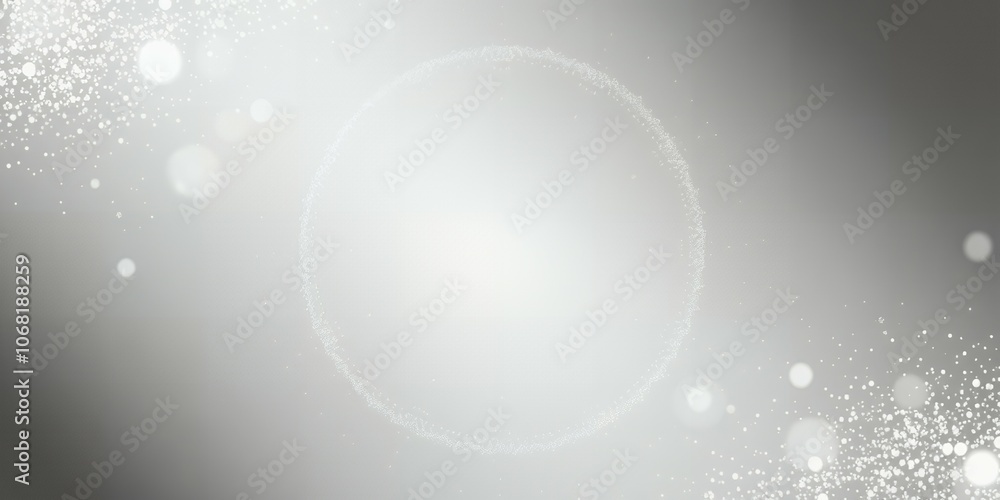 Poster abstract background with sparkling circle
