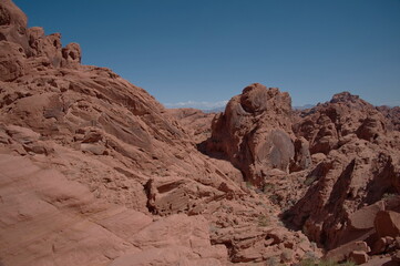 Fototapeta premium Beautiful landscape of Valley of Fire near Las Vegas