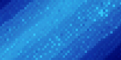 Abstract blue pixelated background.