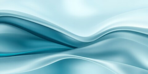 Fototapeta premium Abstract blue and white wavy background.