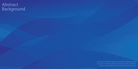 Teal background. Abstract very saturated light bluish cyan pattern with translucent curved line. Vector EPS10