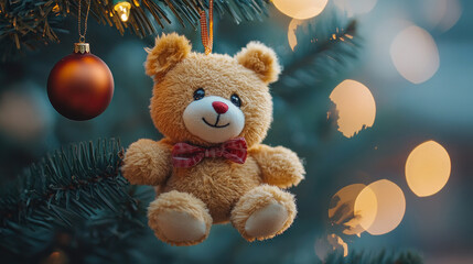 Christmas Tree and Bear Toys