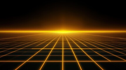 Dynamic black and yellow background with intersecting geometric lines, modern abstract visual design