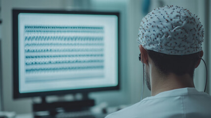 monitor meditation and brain waves measures of different frequencies within the brain 