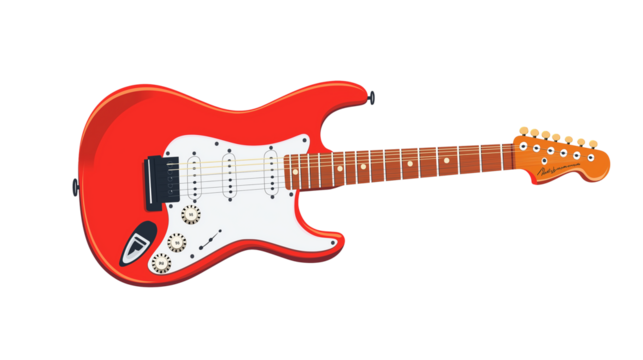 Electric Guitar PNG Image, transparent Background