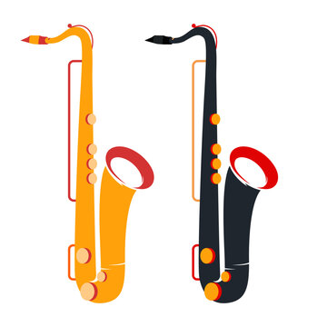 recommend clip art: simple trumpet. Vector musical instrument aerophone, trumpet. Usually used to accompany pop and jazz music.  The trumpet is played by blowing