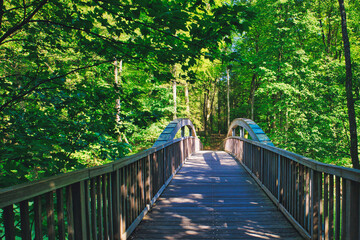 Holzbrücke - Brandenburg - Deutschland - Werbellinsee - Barnim - Biosphärenreservat - Schorfheide...