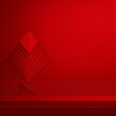다양한 빨간색 패턴의 배경 이미지 (Background image with various red patterns)