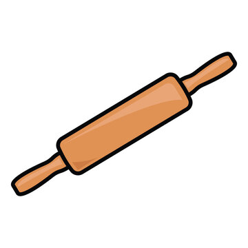 recommend clip art: Rolling pin icon, vector illustration. Flat design style. vector rolling pin icon illustration isolated on White background