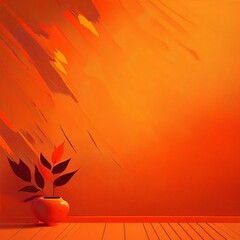 다양한 주황색 패턴의 배경 이미지(Background image with various orange patterns)