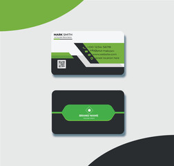 Modern and simple business card design simple and clean.