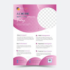 Business Flyer Design Template, Unique Business Flyer Design, Modern Business Flyer Design