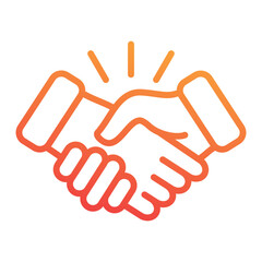 Fototapeta premium Handshake Icon