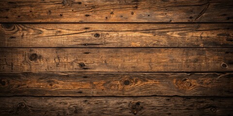 Naklejka premium Rustic Wooden Planks with a Distressed and Worn Texture, Ideal for Backgrounds and Design Elements