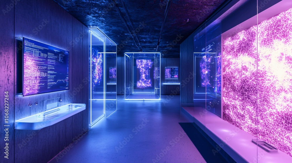 Poster Explore the future of health data analysis in a cyberpunk-inspired environment with innovative features and visual insights