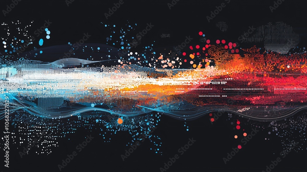 Poster Visualize health risk monitoring data using artistic data visualization techniques for enhanced understanding
