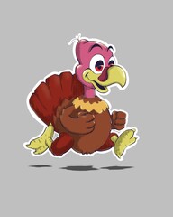 Holliday turkey running for the life, can you catch this turkey?