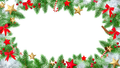 Christmas tree on a white background. 