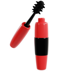Obraz premium Volumizing Red Mascara Tube