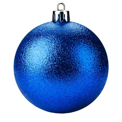 blue christmas ball