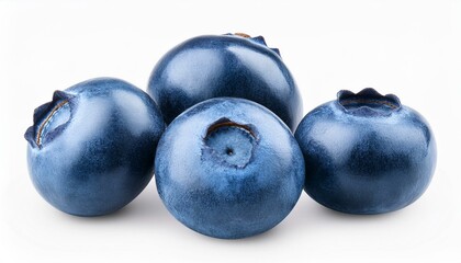 Obraz premium Fresh Blueberry, clipping path isolate on White background