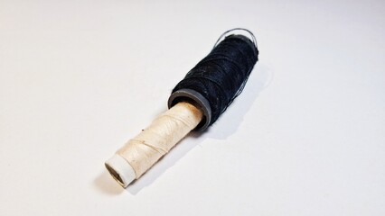 Isolated of thread with white background. thread for sewing or making fabric to make clothes or...