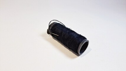 Isolated of thread with white background. thread for sewing or making fabric to make clothes or other clothes.