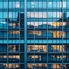 Obraz premium An architectural masterpiece of a modern workplace. 