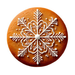 christmas snowflake ornament cookie