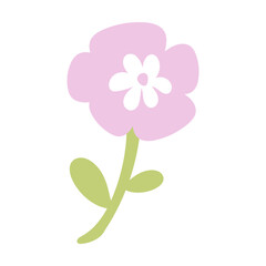 Hand Drawn Spring Flower