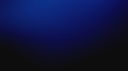 Blue grainy gradient noisy background, light to dark azure sapphire cerulean denim blue smooth noise texture banner backdrop design