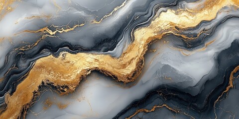 Fototapeta premium Elegant Gold and Gray Abstract Background Design
