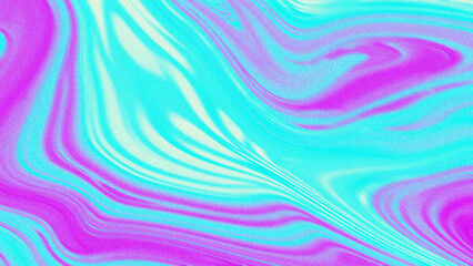 A dreamy abstract artwork with smooth turquoise and lavender waves, creating a calming, fluid texture with a soft, pastel-like gradient and flow.