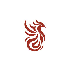 Fire phoenix logo