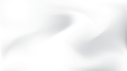 Abstract  white and gray color, modern design stripes background with net pattern and curve lines. Vector illustration.