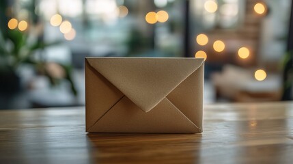 Email envelope representing digital communication and networking