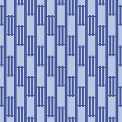 Japanese Step Stripe Vector Seamless Pattern